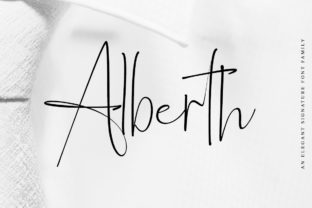 Alberth Family: An Elegant Typeface for Luxury Branding