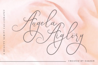 Angela Aiglory: A Script Font That Elevates Brand Identity
