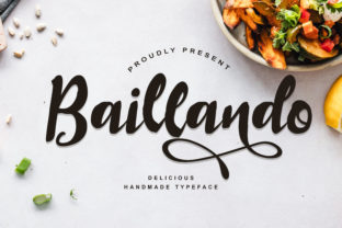 Baillando: A Bold Handwritten Font for Modern Brands