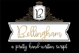 Bellingham: A Handwritten Script Font for Web Design