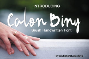 Calon Biny: A Modern Handwritten Typeface for Branding