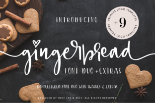 Gingerbread Duo: A Handwritten Typeface for Editorial Warmth