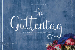 Guttentag: A Refined Script Font for Editorial Design