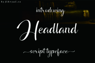 Headland: A Script Font for Clear Campaigns