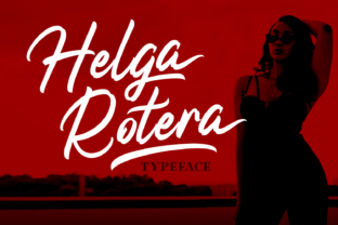 Helga Rotera: A Bold Script Font for Makers