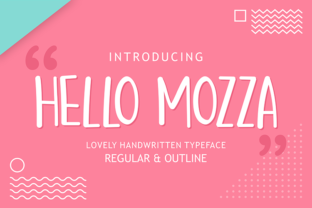 Hello Mozza: A Handwritten Font for Bold Campaigns