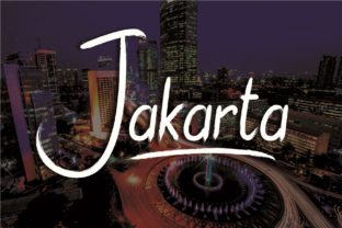Jakarta Font: Bold Brush Type for Makers