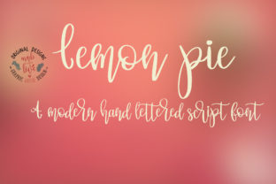 Lemon Pie Font Review for Web Designers