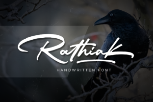 Rathiak Typeface: A Handwritten Brush Font for Editorial Design