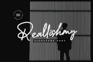 Reallishmy: A Signature Font for Elegant Branding