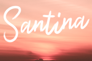 Santina Font: A Designer’s Take on Handwritten Style