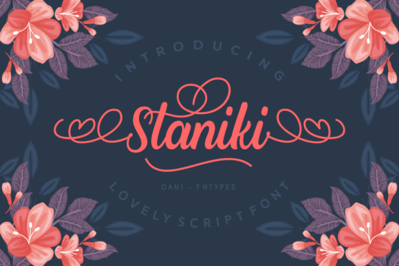 Staniki: A Script Font for Editorial Elegance