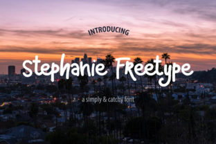 Stephanie Freetype: A Warm Handwritten Font for Web