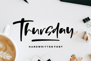 Thursday Font Review: A Modern Handwritten Typeface for Branding