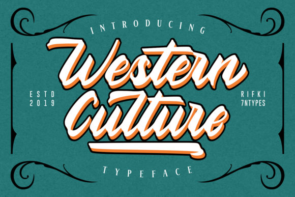 Western Culture Font: Bold Type for Campaigns